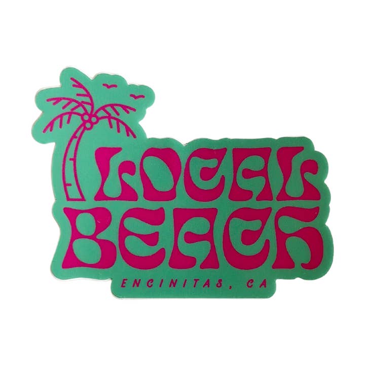 Local Beach – wholesale Sticker – Vinyl Local Beach Stickers3