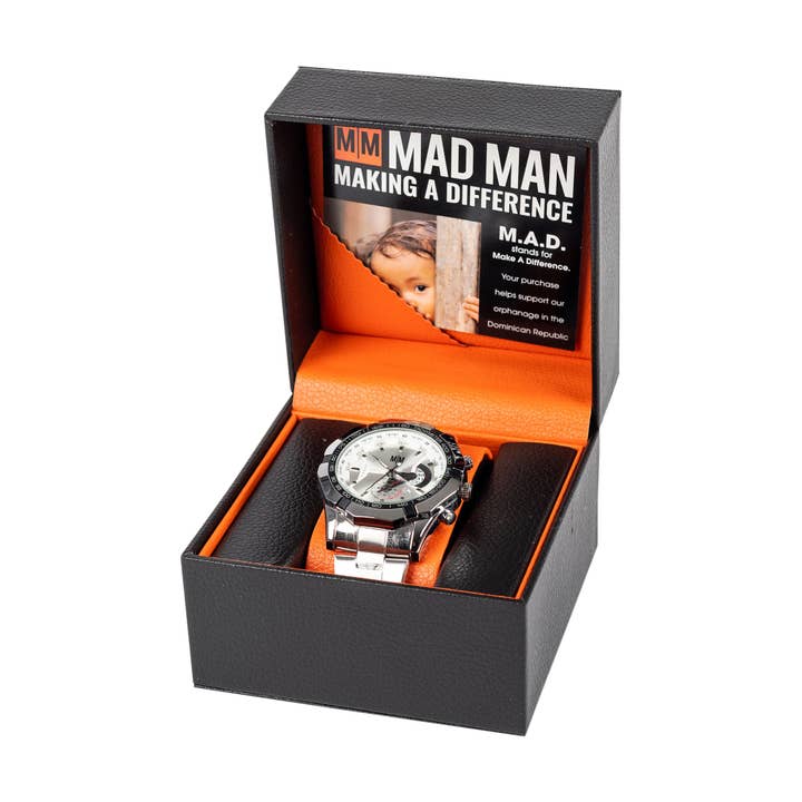 Mad Man - Wholesale Wrist Watch - Men's - Metal Links Watch