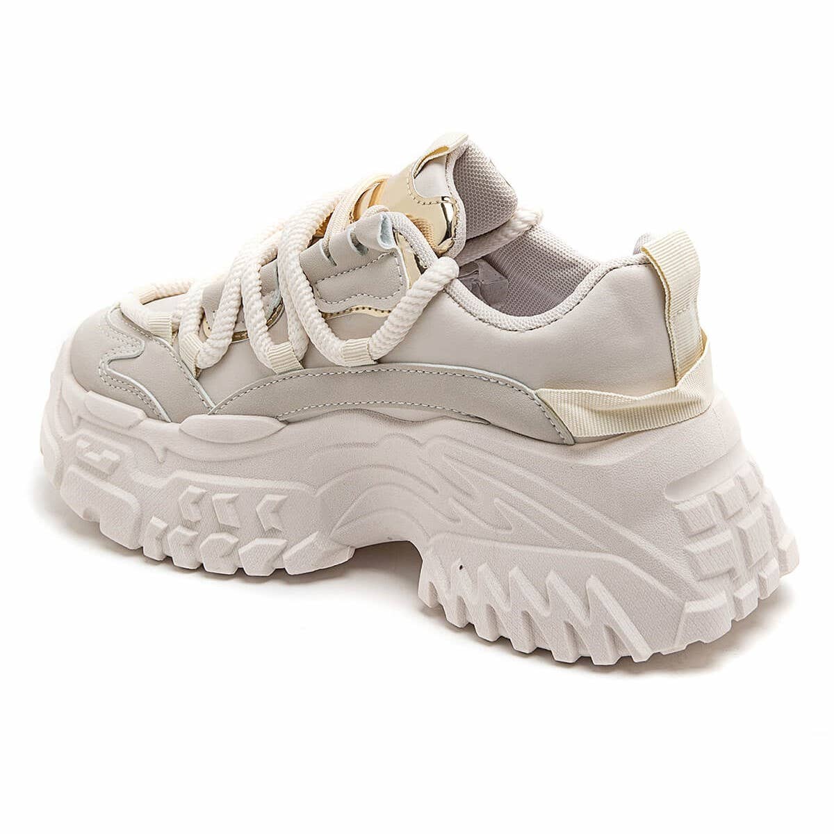 No Doubt Shoes - Wholesale Lifestyle Sneakers - Women's - WOMEN'S CHUNKY TRENDY SOLE LACE UP SNEAKERS10