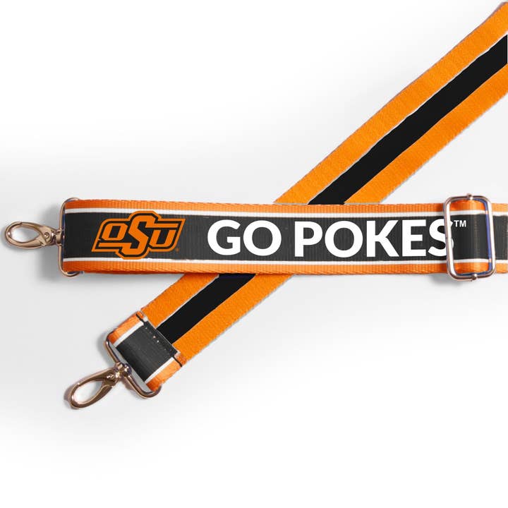 Patterned Shoulder Strap 1.5" - Oklahoma State for wholesale by Desden