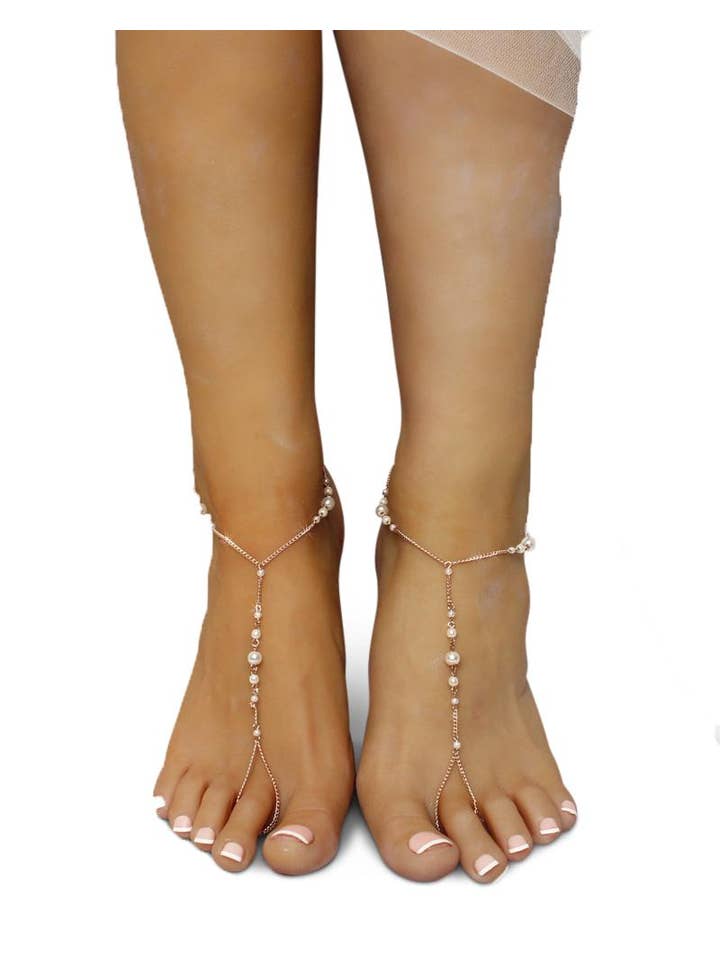 Bare Sandals - Vente Sandales – femme - Sandales pieds nus Tia Gold