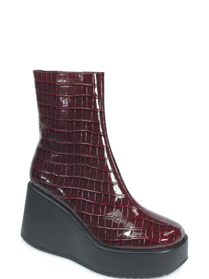 Patente STARLING CRANBERRY Croco por atacado de Band of the Free Footwear