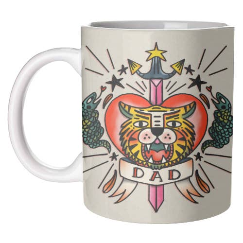 Mugs 'VINTAGE TATTOO DAD' for wholesale by ART WOW