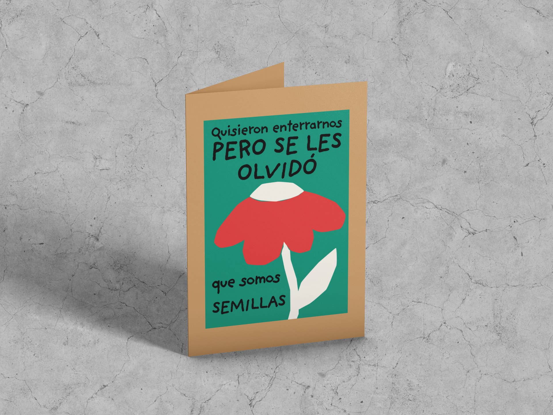 The Weekend Store - Wholesale Everyday Greeting Card - Somos Semillas Card