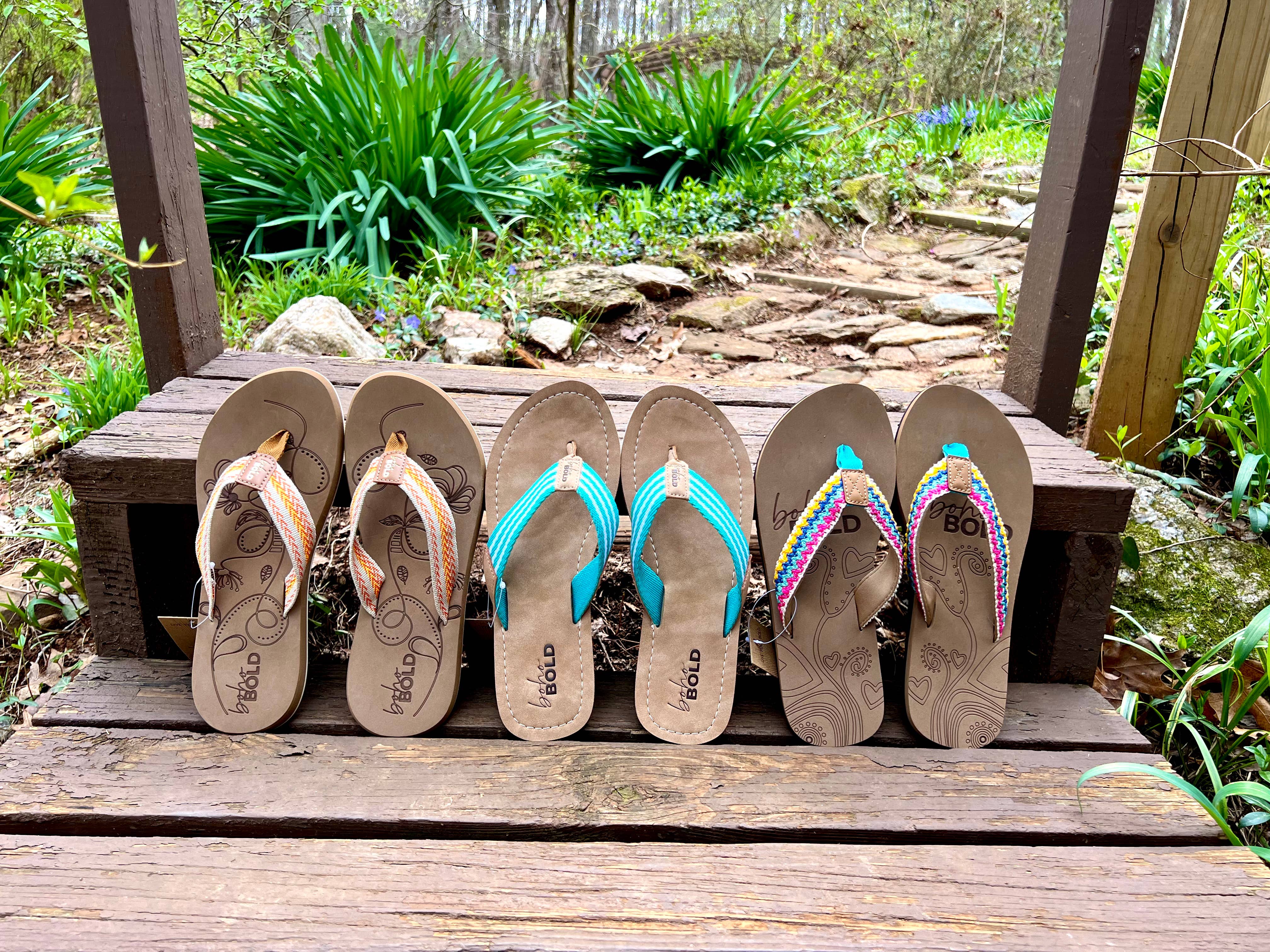 Boho Bold - Vendita all'ingrosso Infradito - Donna - Infradito Boho Bold con cinturino intrecciato9