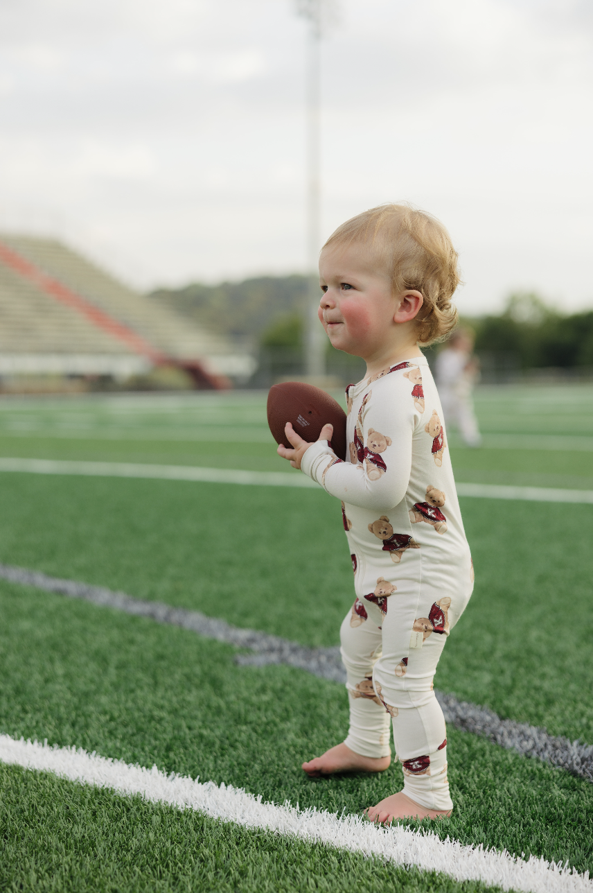 Lil Krew &amp; Co - Wholesale Slaappak - Baby - Vintage Teddy Bamboe Rits Pyjama&#x27;s8