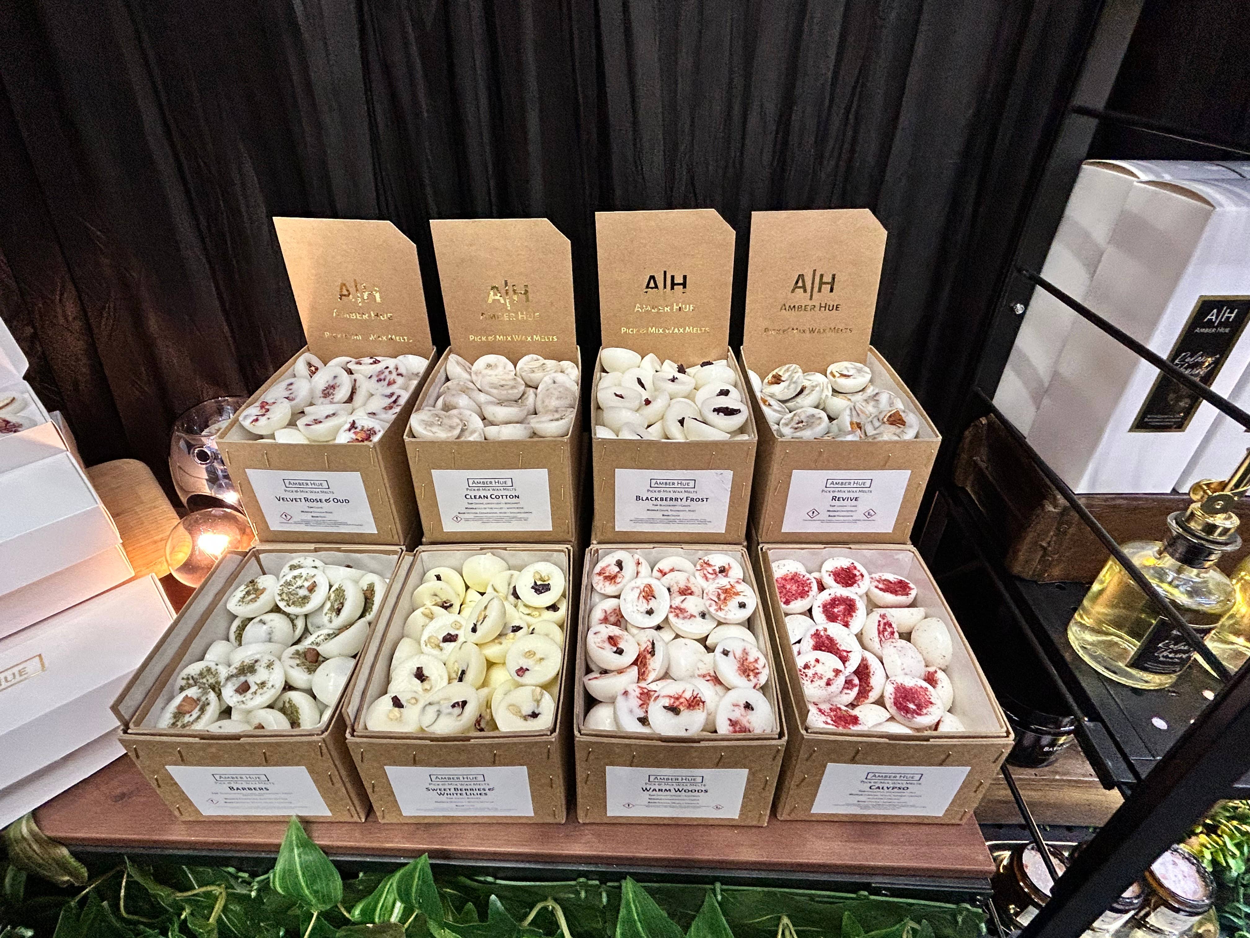 Amber Hue Candles – wholesale Wax melt – Pick your own botanical wax melts 14