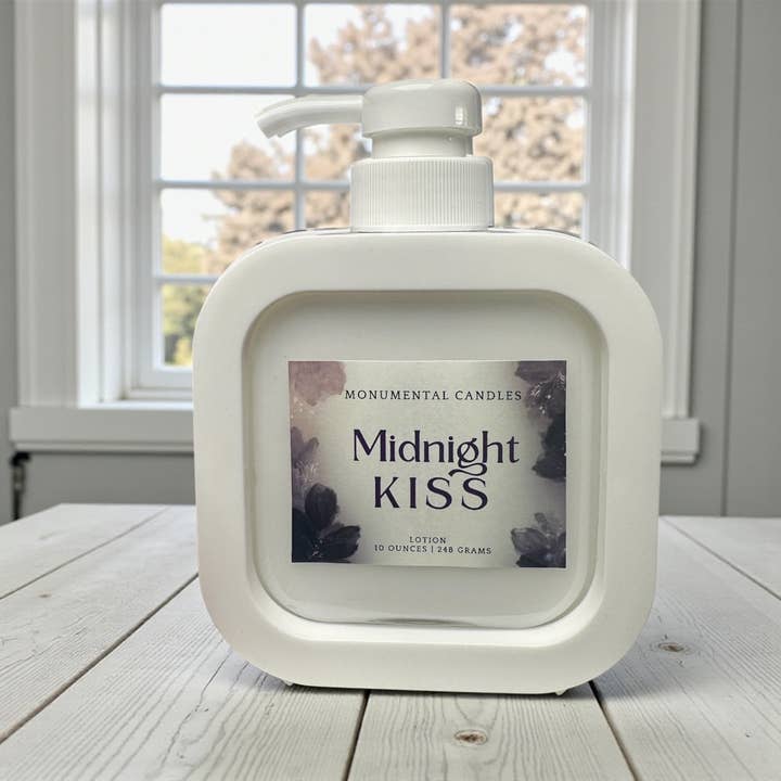 Midnight Kiss Pump Lotion - 10 oz for wholesale by Monumental Candles LLC