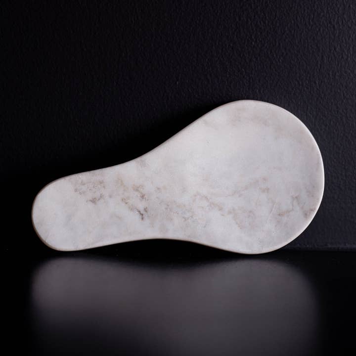 Luxe B Co - Wholesale Spoon Rest - Hand Cut Marble Spoon Rest0