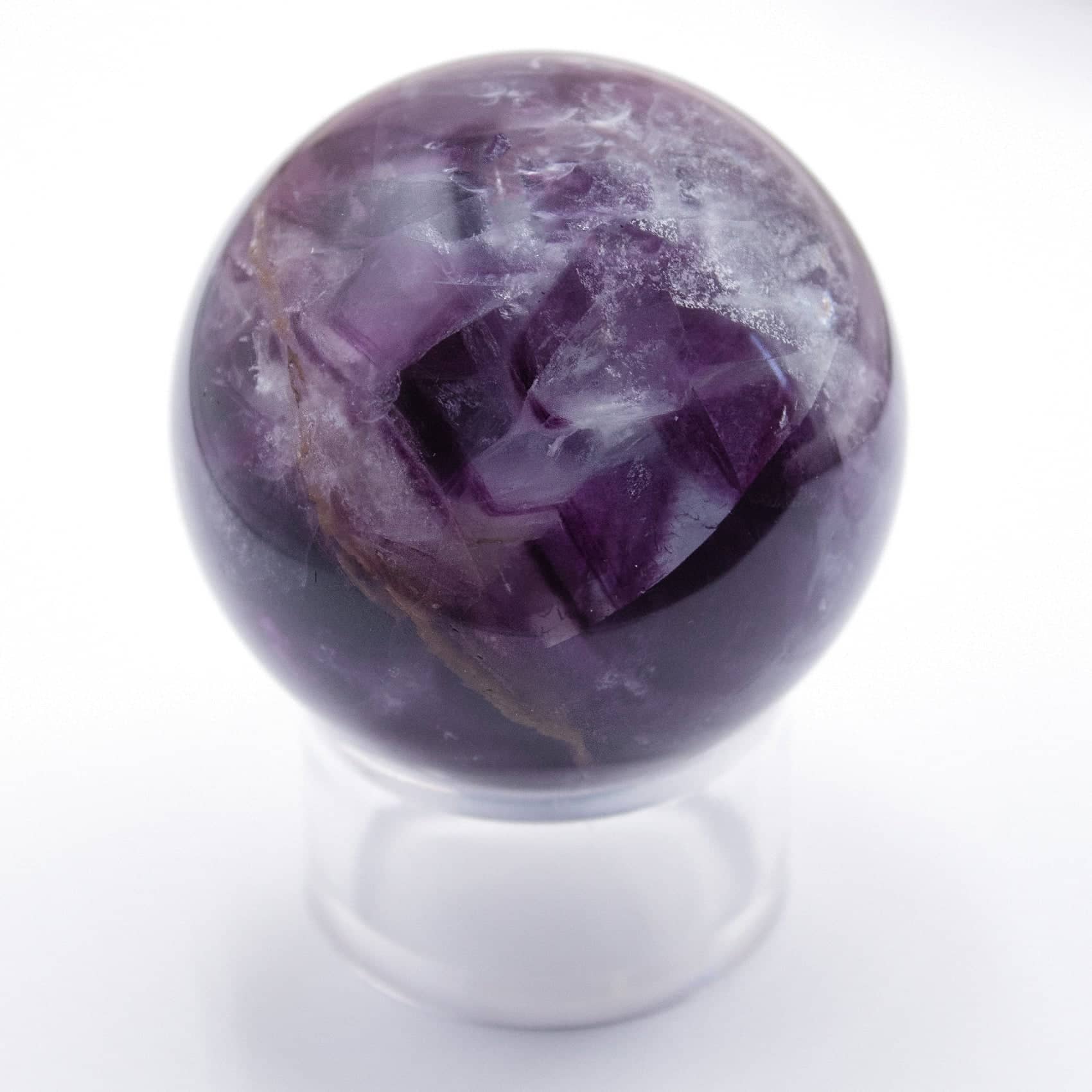 Tiny Rituals - Wholesale Spiritual Stone/Crystal - Rare Rainbow Fluorite Spheres - AAA Premium Quality72