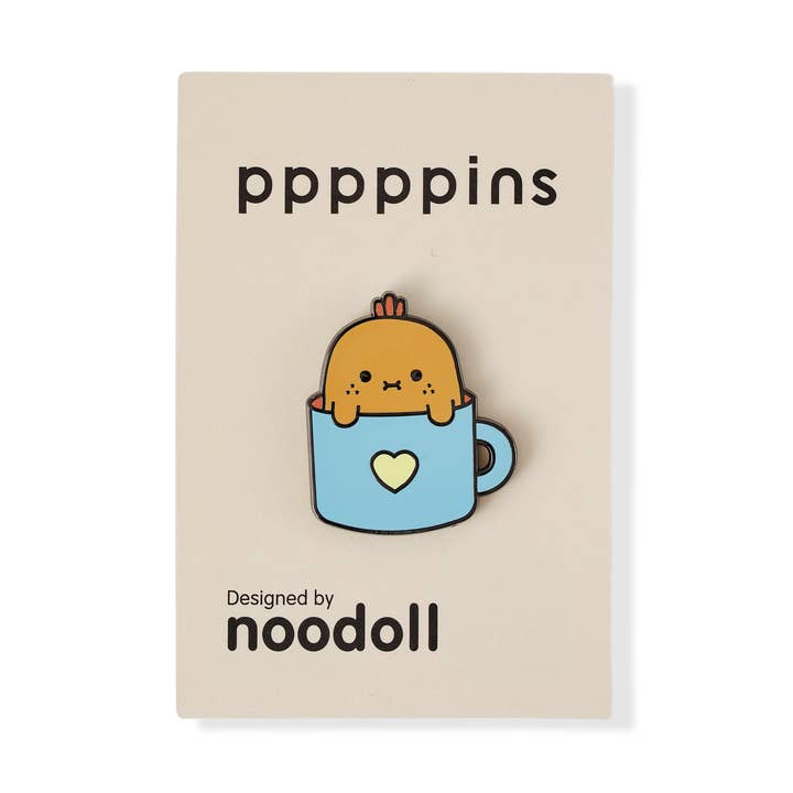 Enamel Pin - Ricespud Mug - Beige Potato for wholesale by Noodoll