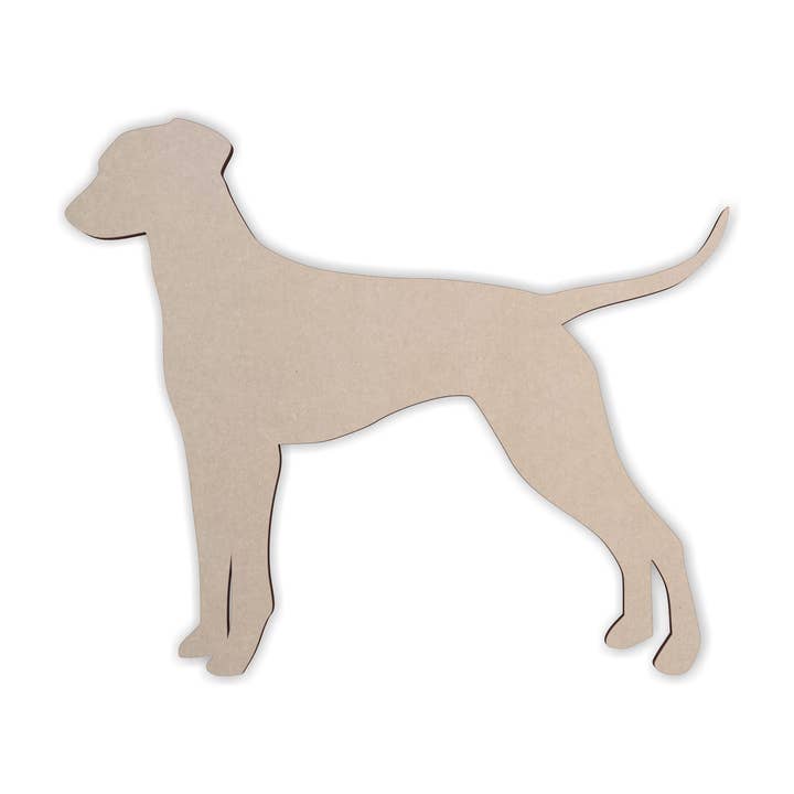 Sagoma decorativa da parete a forma di cane in legno - Dalmazione per la vendita all'ingrosso da parte di Jess and Jessica