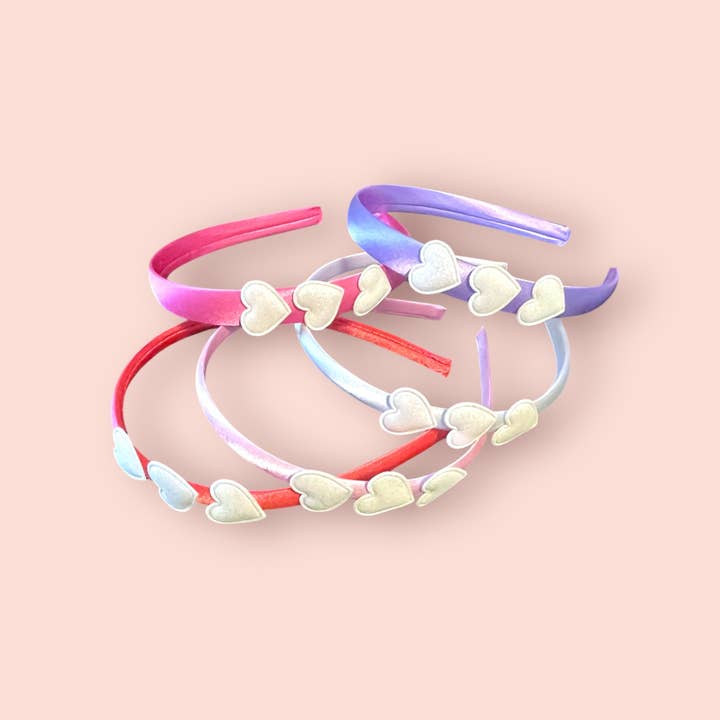 Hearts Headband for wholesale by Parker and Kay Collective