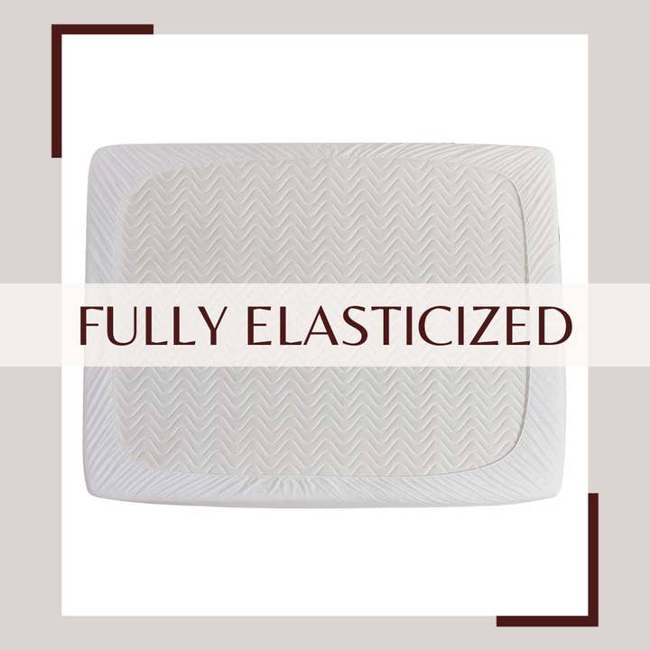 White Waterproof Tencel Mattress Protector - Giavanna Collection for wholesale on Faire