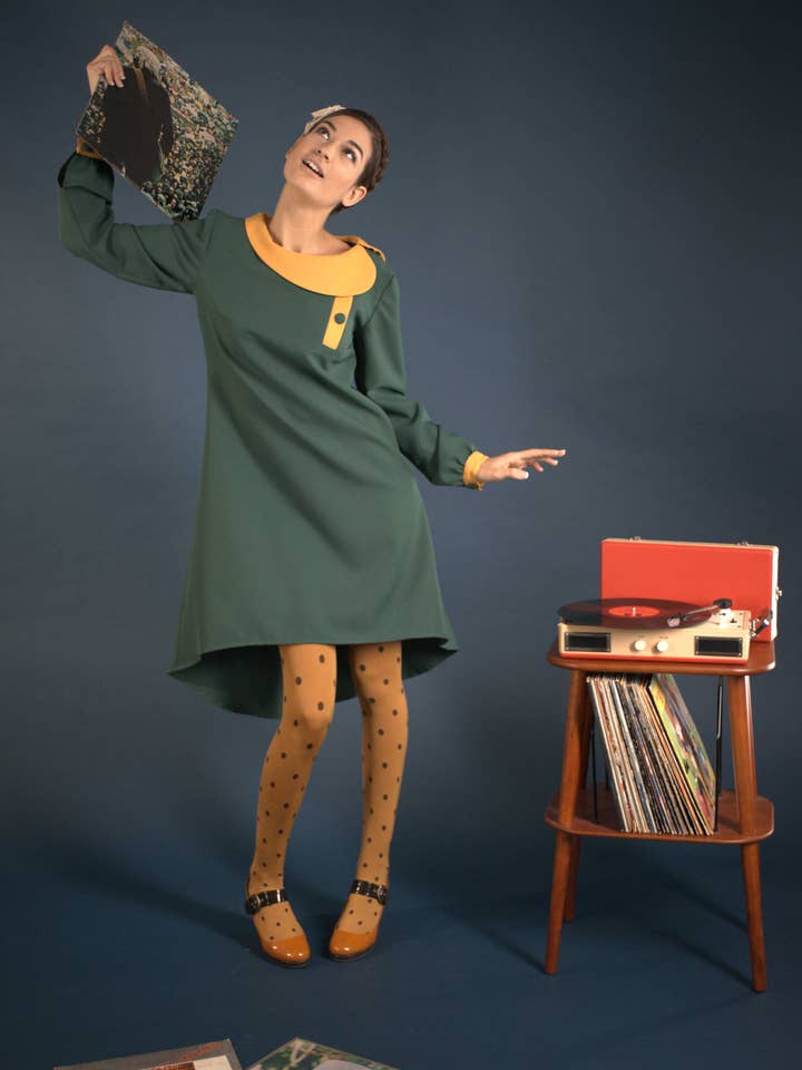 VESTIDO VERDE por atacado de MissSOTOKA