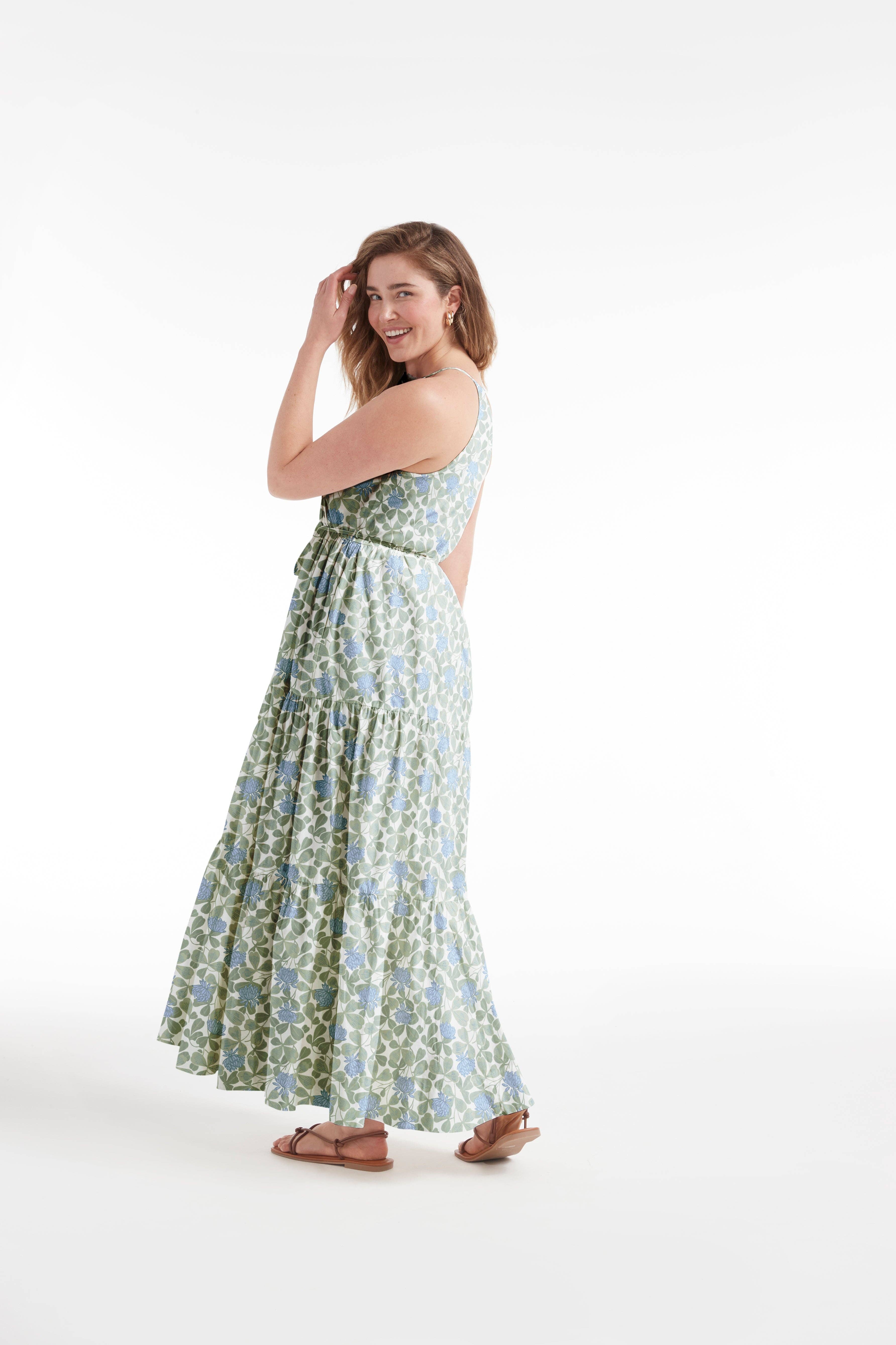 Multi-floreale Abito Hilde Halter in vendita all'ingrosso su Faire9