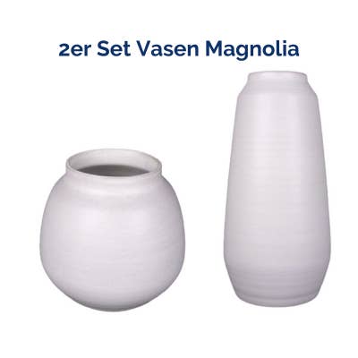 Set de 2 jarrones Magnolia para venta al por mayor de Keramik Liebe