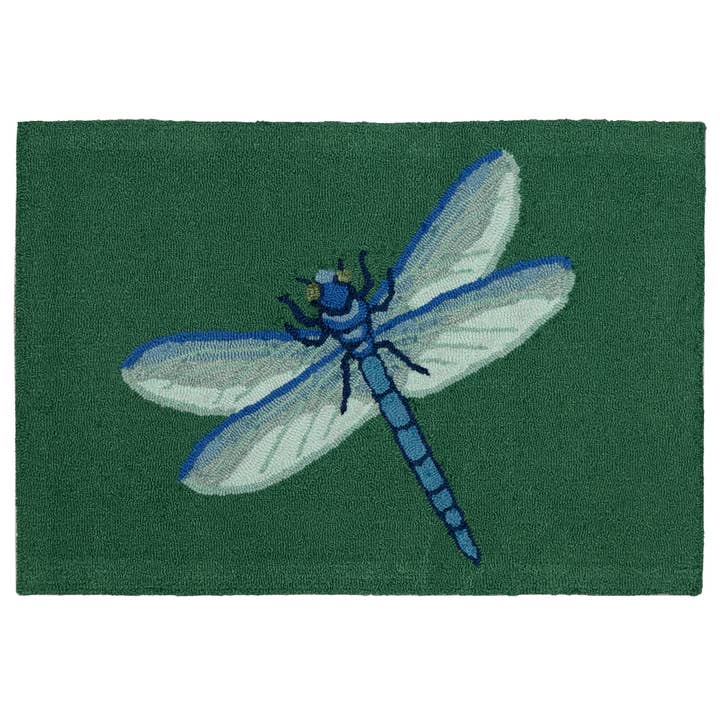 Frontporch Garden Dragonfly Indoor/Outdoor Rug for wholesale by Liora Manne