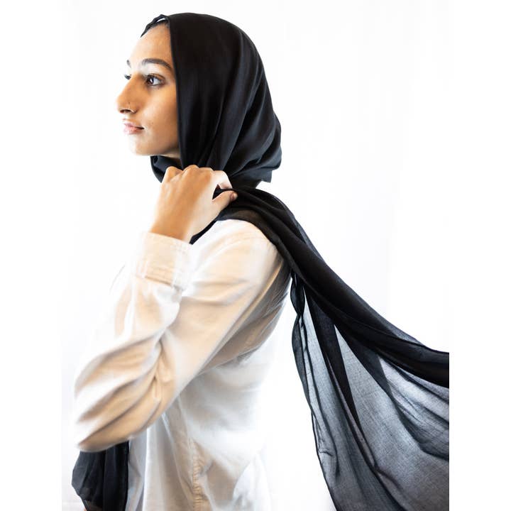 Bella Hijabs - Wholesale Hijab - Women's - Modal Hijab - Black