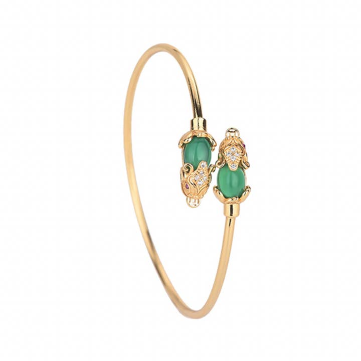 Bright MacMing - Wholesale Cuff Bracelet - Chinese Fortune Protector-PiXiu Bracelet4