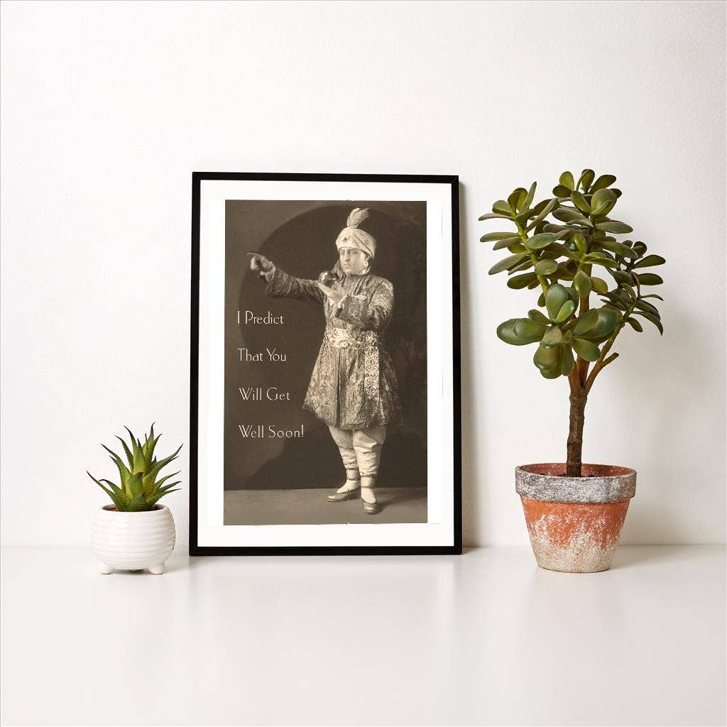 Found Image Press - Vendita all'ingrosso Stampa artistica - Stampa d'Arte IO-89 Prevedo che Guarirai Presto, Magia1