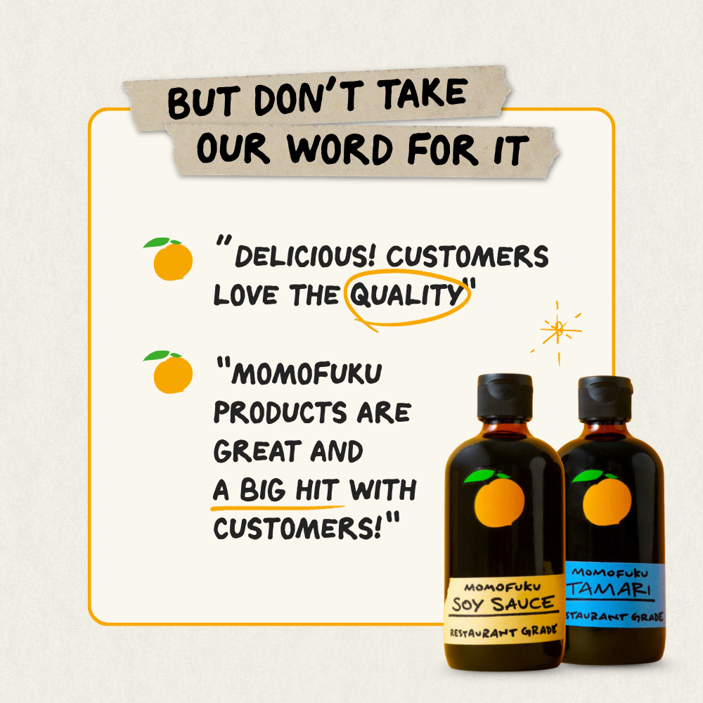 Momofuku - Wholesale Sauce - Soy Sauce | Premium Condiment | Stocking Stuffer | Xmas Gift2