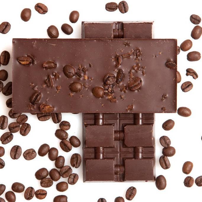 Posh Chocolat - Wholesale Chocolate Bar - Dark Chocolate Bar With Crushed Brazilian Coffee Beans1