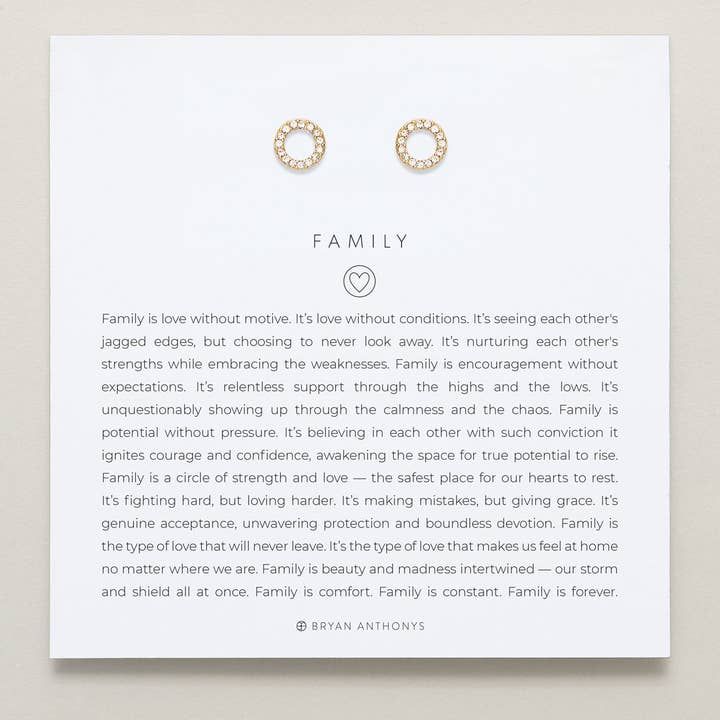 Family Stud Earrings and other Purchase Wholesale brygg. Free Returns & Net 60 Terms on Faire trending on Faire.