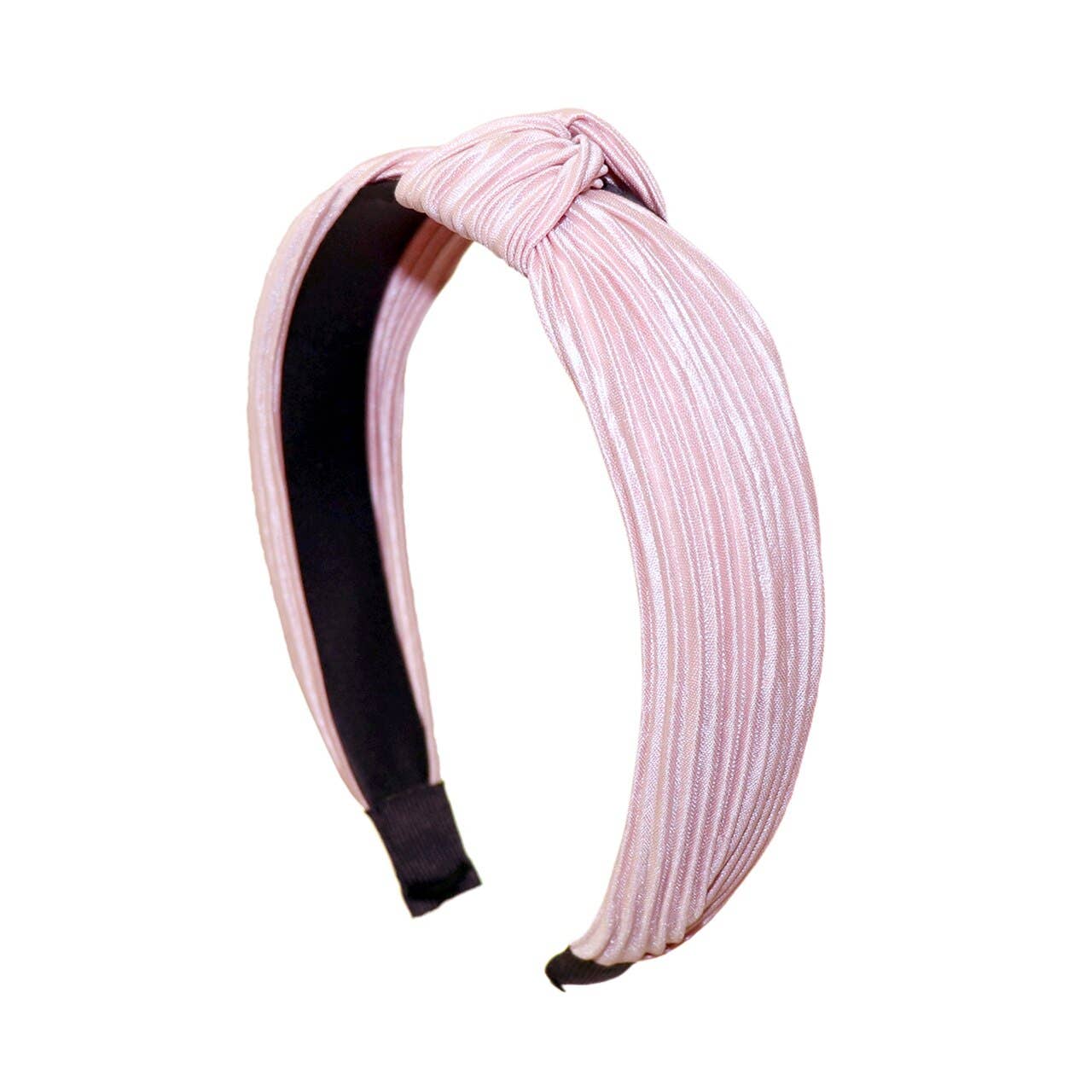 Selini New York - Wholesale Fashion Headband - Women's - Pleated Solid "C" Shaped Head Band2