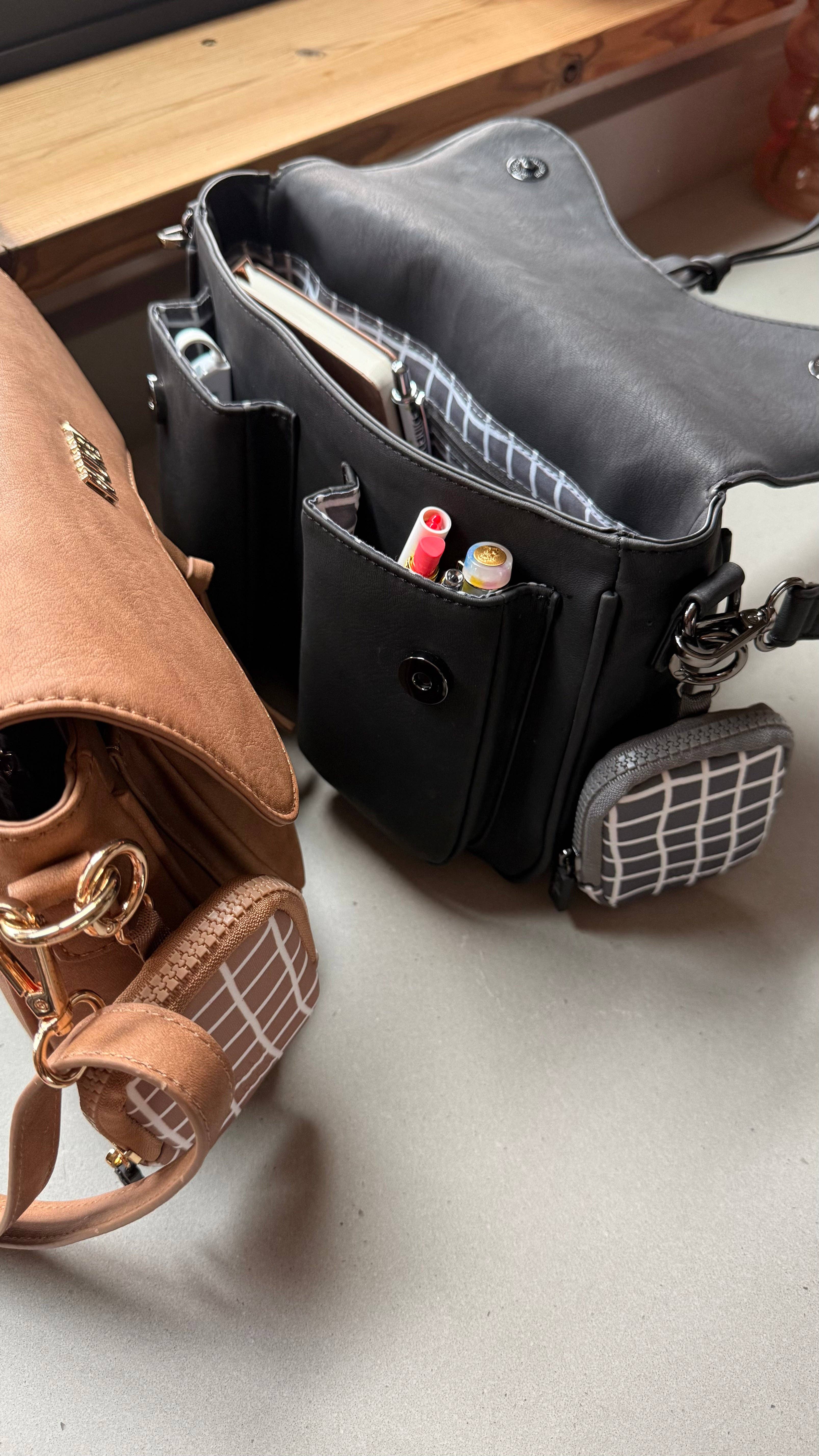 Rad Revolution - Wholesale Crossbody Bag - Women's - Saddle Bag in Matte Black4