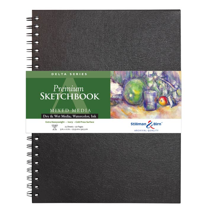 Exaclair - Wholesale Sketchbook/Sketchpad - Stillman & Birn Mixed Media Journal - Delta Series - Ivory8