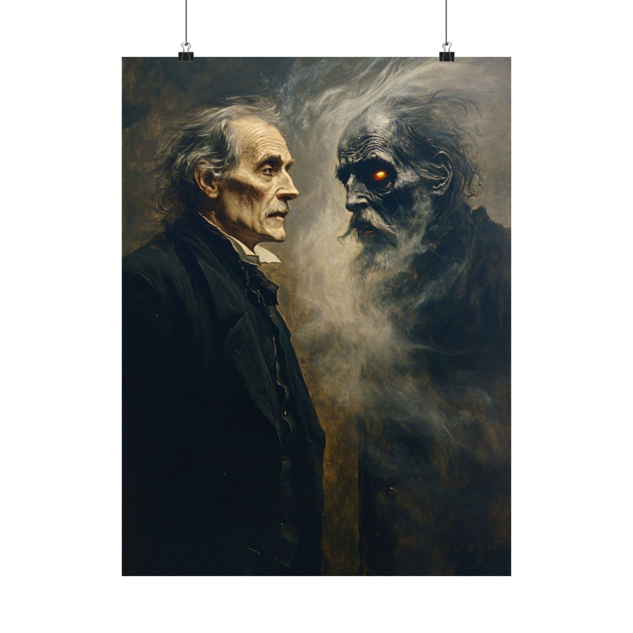Ye Curiosity Shoppe - Wholesale Art Print - Ebenezer Scrooge & Marley's Ghost Art Print3