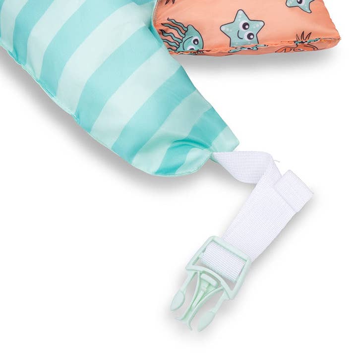 Groen Roze Swim Essentials | Groen/Roze Puddle Jumper 2-6 jaar for wholesale on Faire