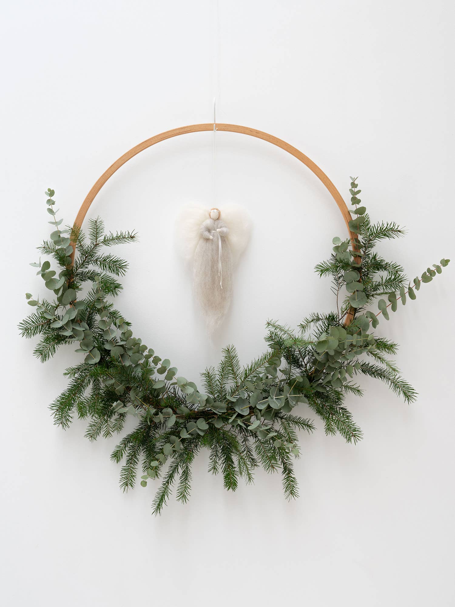 Jurianne Matter - Vente Figurine décorative - Ange en laine IRINI - teinte neutre2