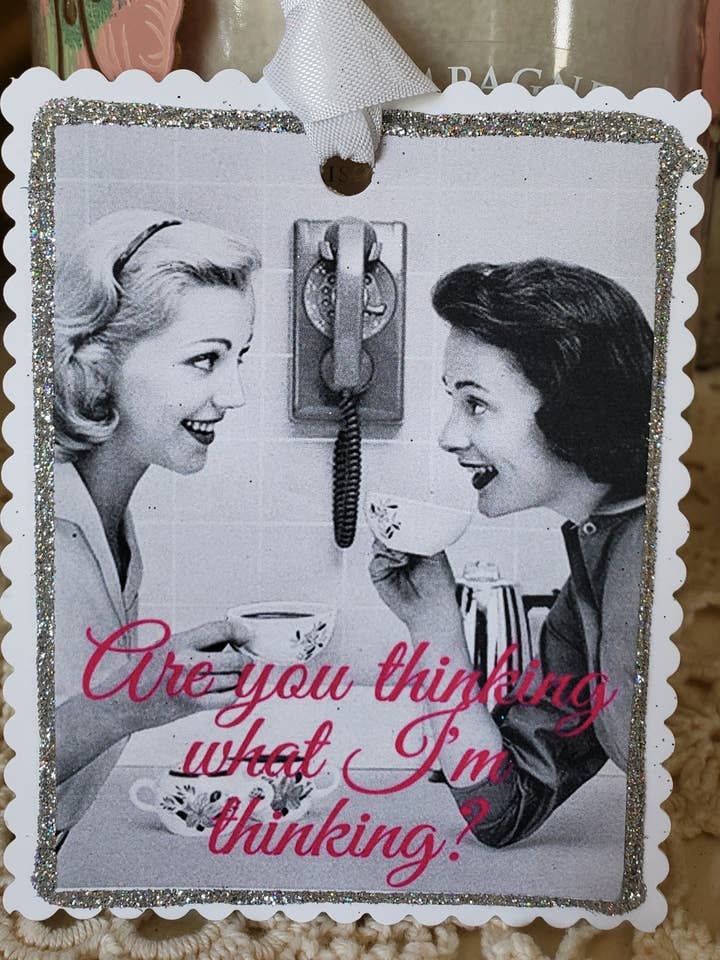 Friends Gift Tag Vintage for wholesale by Little Heart Designs