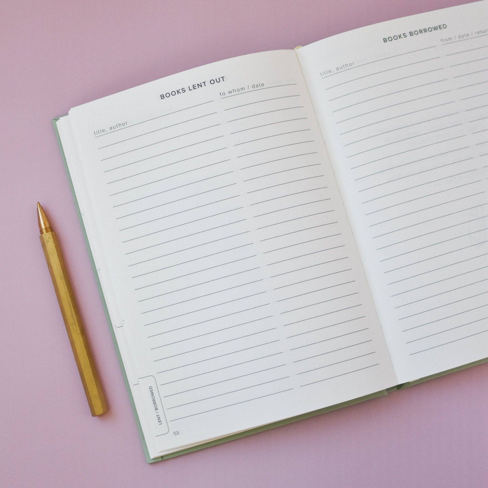 Kunitsa Co - Wholesale Journal/Diary - Reading Journal (Original)8