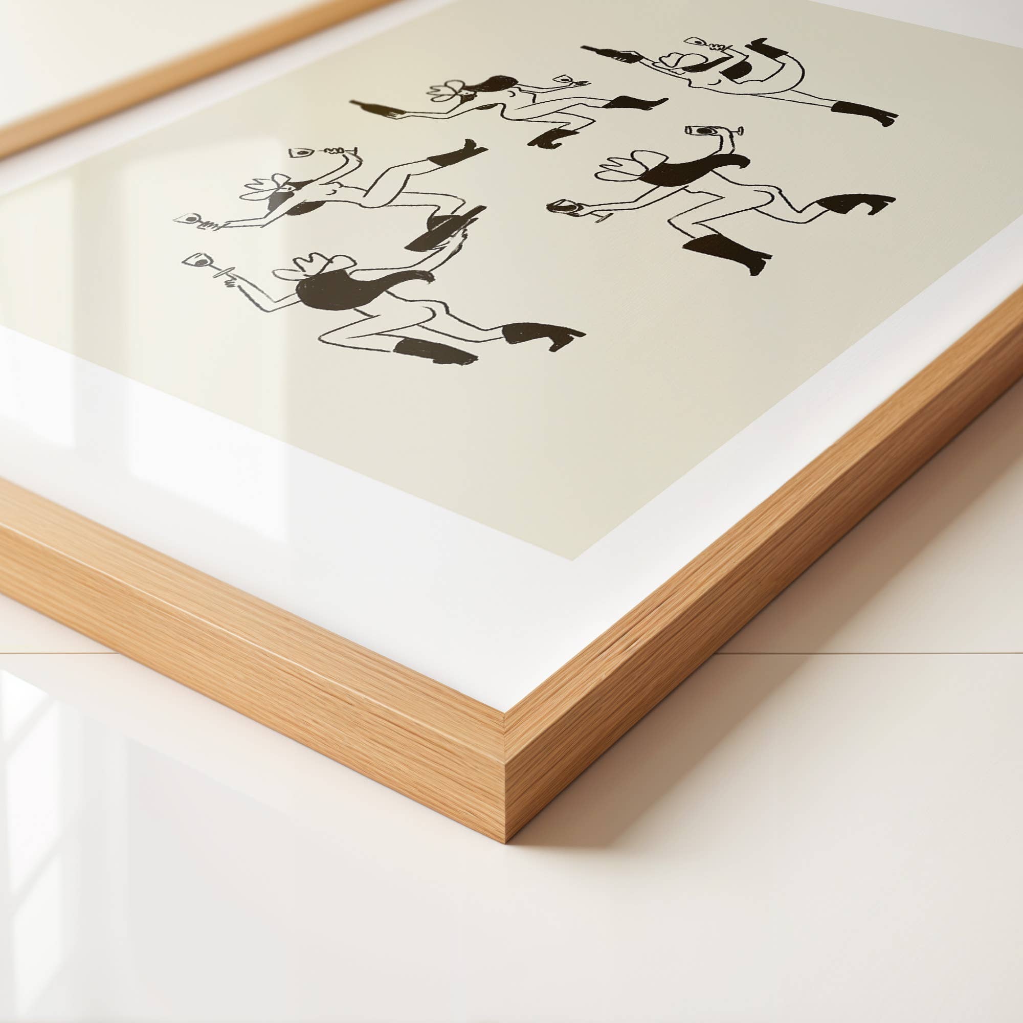 Tumbleweed Design Studio - Wholesale Art Print - Vintage Inspired Cowgirl Art Print: "The Dance"1