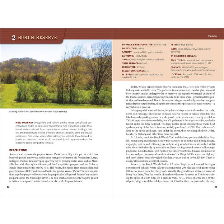 AdventureKEEN - Wholesale Book - Adult - 60 Hikes: Nashville 5e