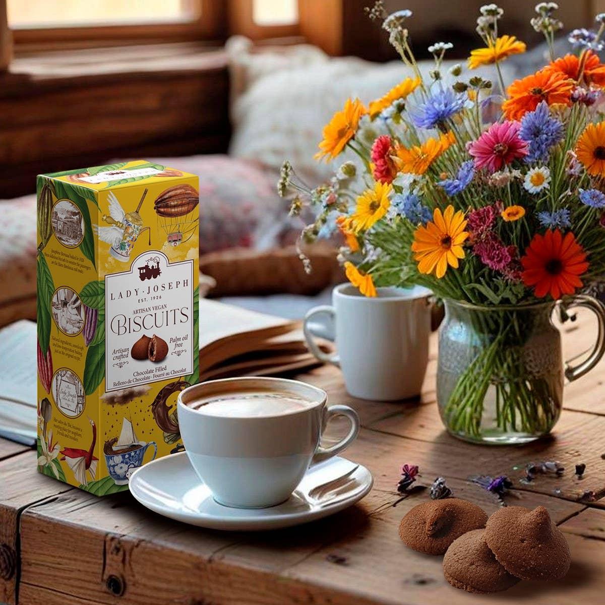 Lady Joseph - Wholesale Cookie - Vegan Chocolate Filled Cookies (snack biscuit cookie)2