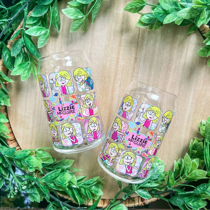 Simply True Design Co. - Wholesale Drinking Glass/Cup - Lizzie McGuire Glass Cup | Iced coffee & more0