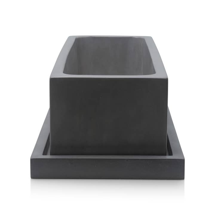 Port Living Co. - Wholesale Planter Box - Concrete Rectangle Planter