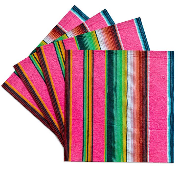 3dRose - Wholesale Coasters - 3dRose, Loreto, Baja California Sur, Mexico. Colorful traditional blanket., Coaster