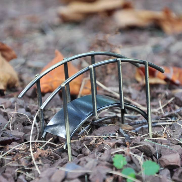 G & F Products - Vente Bibelots/décorations d'extérieur - Fairy Garden Mini pont miniature rustique4