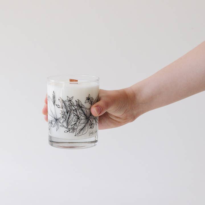 Simply Curated - Wholesale Jar/Filled Candle - No. 03 -Â Botanical Soy Candles1