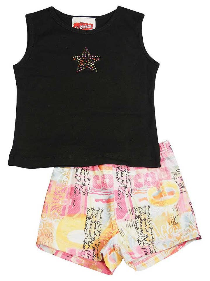 Eastern Off Price - Venta al por mayor Conjunto de camiseta y pantalón corto - Niños - Rubbies - Conjunto corto de 2 piezas para niña5