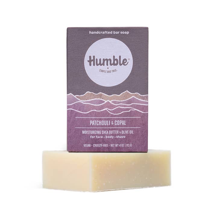 Patchouli & Copal Soap Bar for wholesale by Humble Brands, Inc.