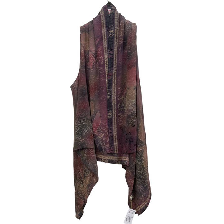 PRC8393 Avatar Pure Silk Versatile Vest for wholesale by sariKNOTsari