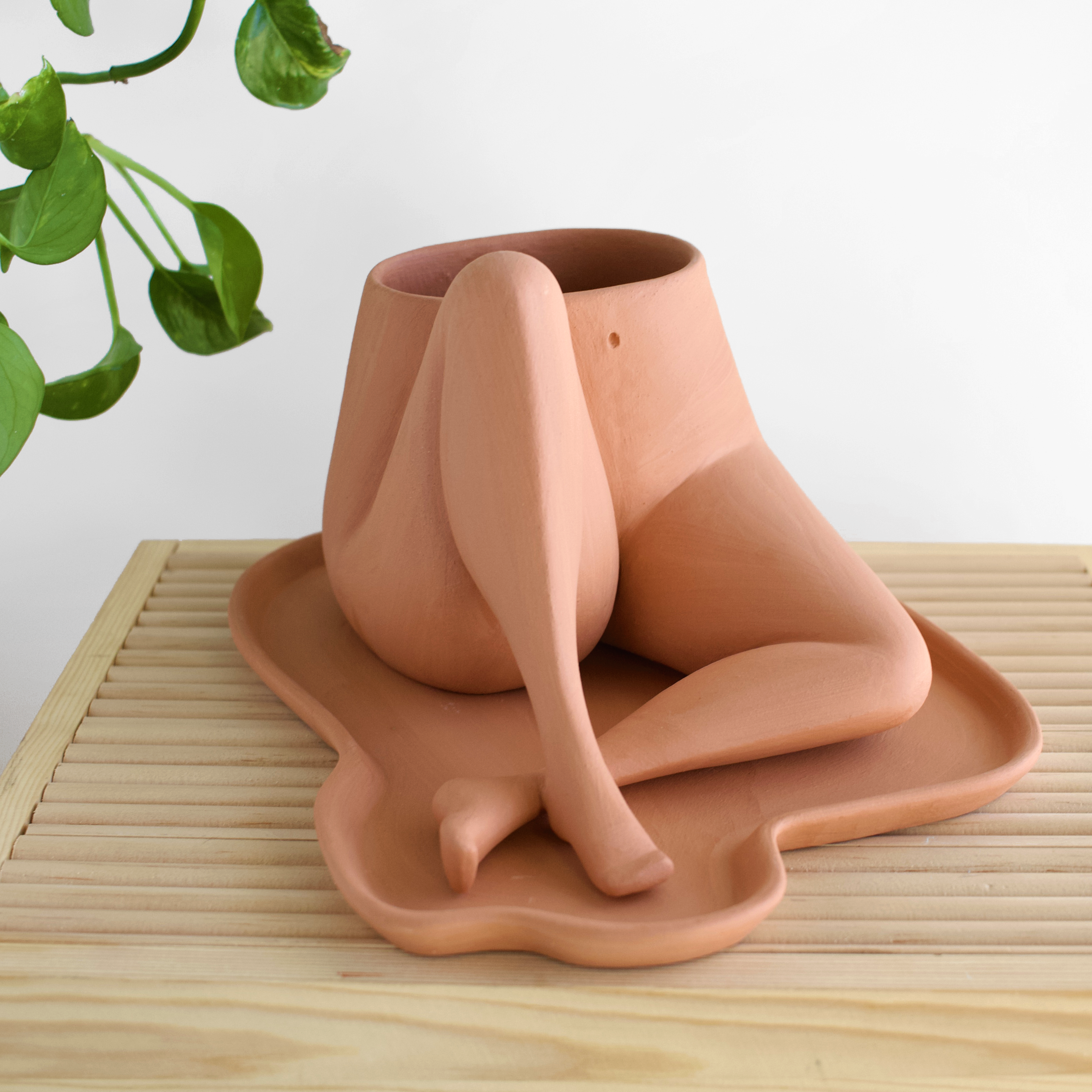 Doma Studios - Wholesale Plant Pot - Relaxed Leggy - Terracotta3