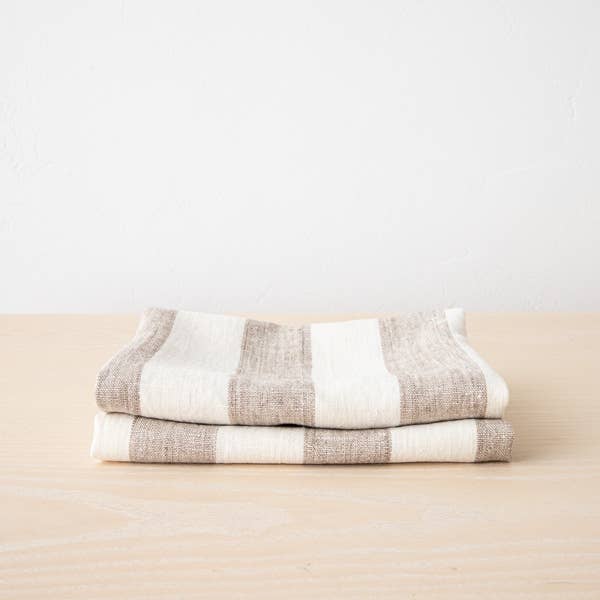 LinenMe – wholesale Hand towel – Linen Hand Towels Off White Grey Philippe1