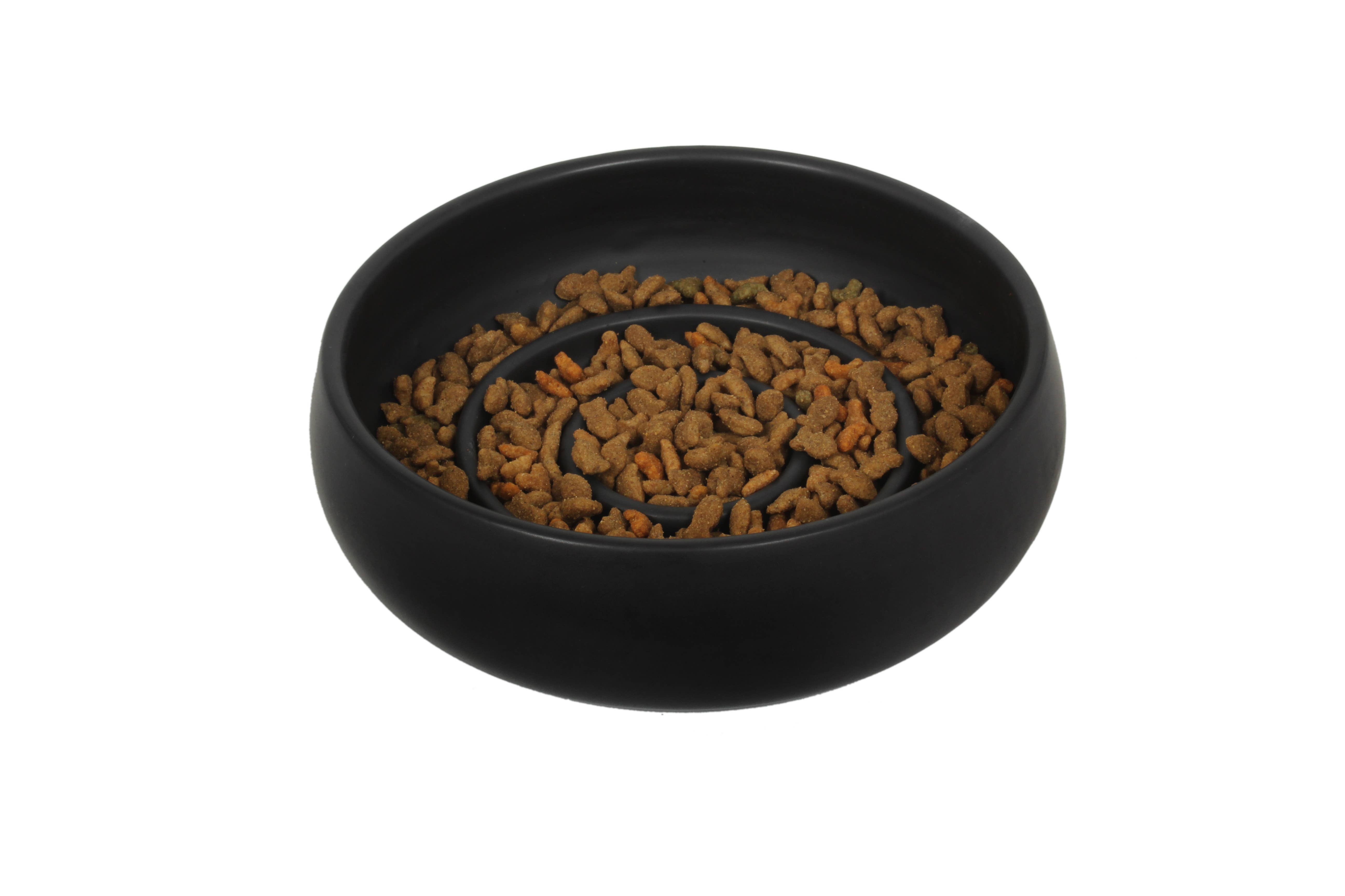 Beige & Stone USA - Wholesale Drinkbak - Kat/Hond - Handgemaakte keramische voerbak voor langzaam eten voor huisdieren6